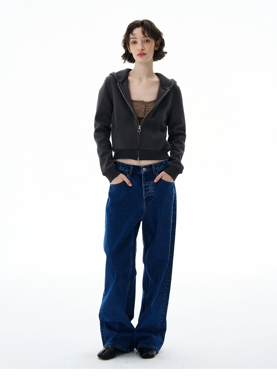 Cloudlite Cropped Zip Hoodie