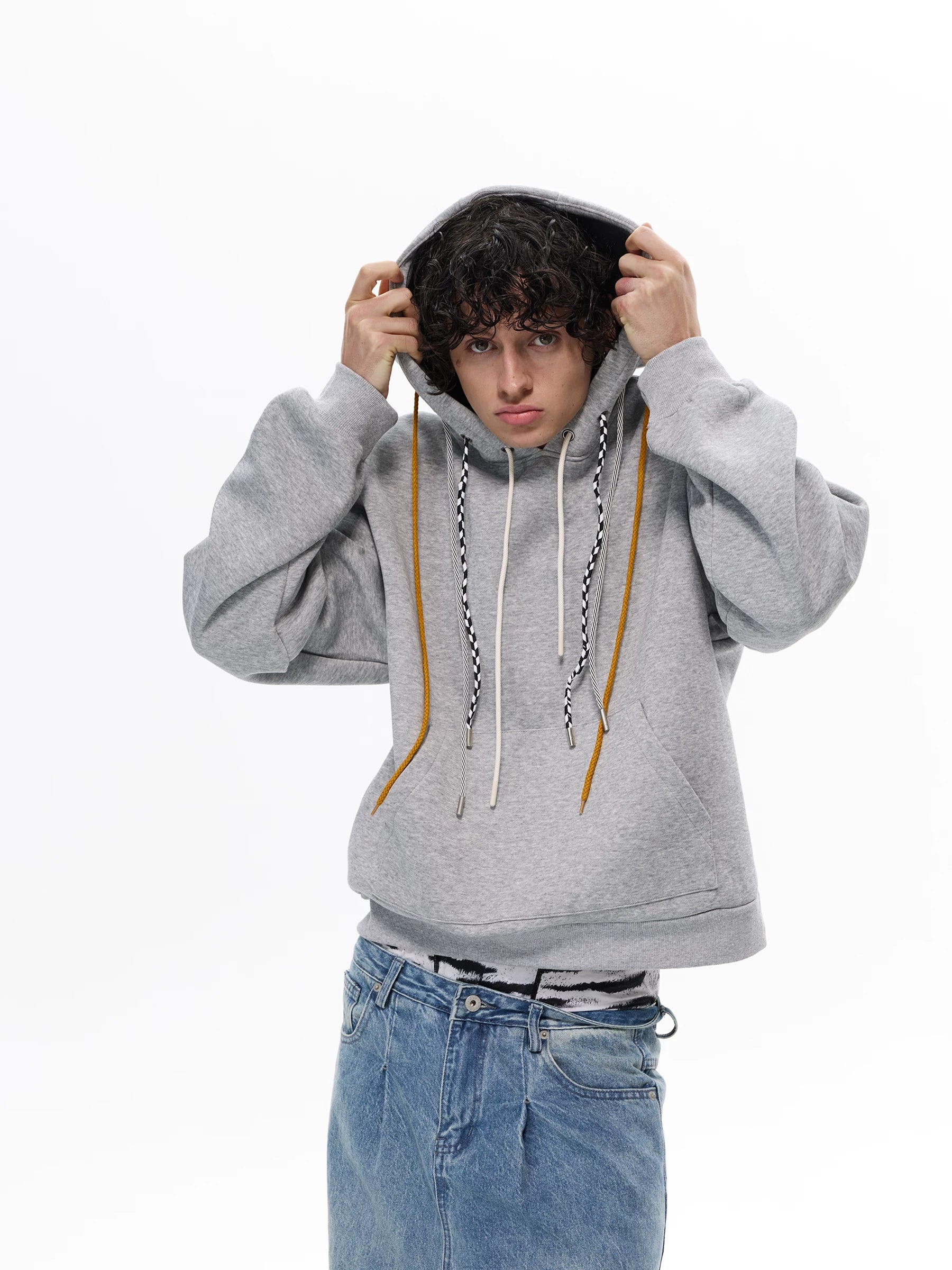 Tri‑Cord Pop Hooded Sweatshirt