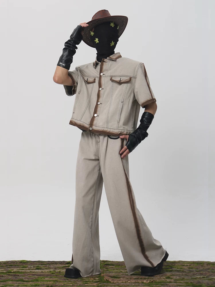 Dusttrail Burnished Edge Denim Shirt
