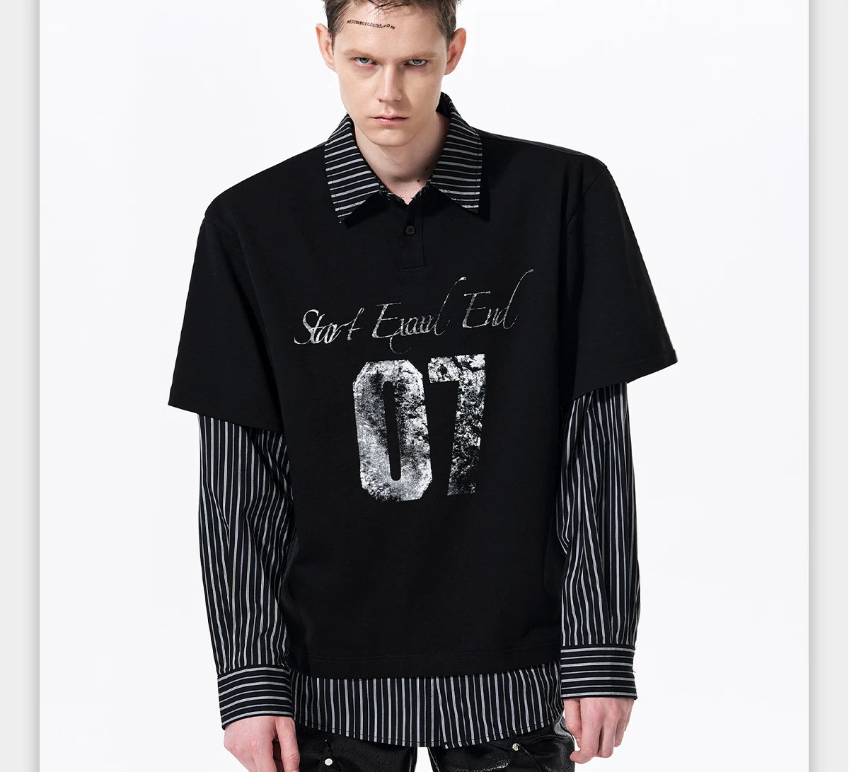 Layered Varsity 07 Shirt