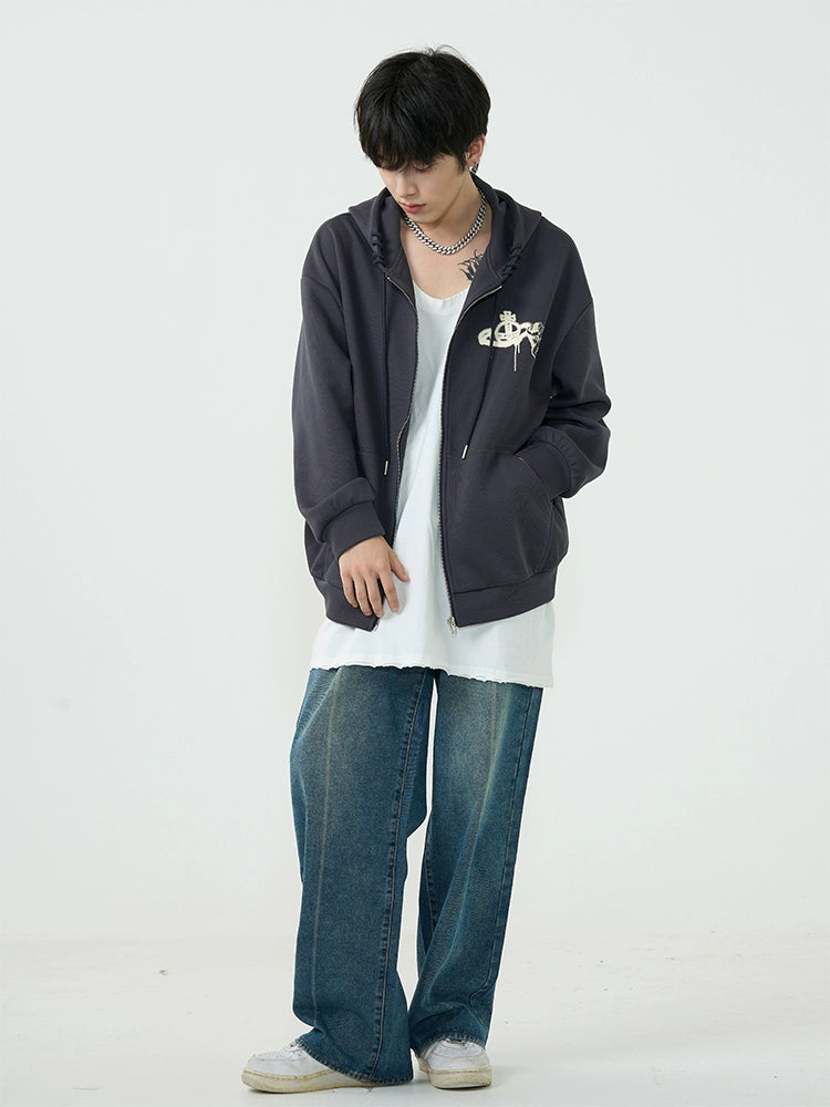 Vintage Subtle Fade Wide Leg Jeans