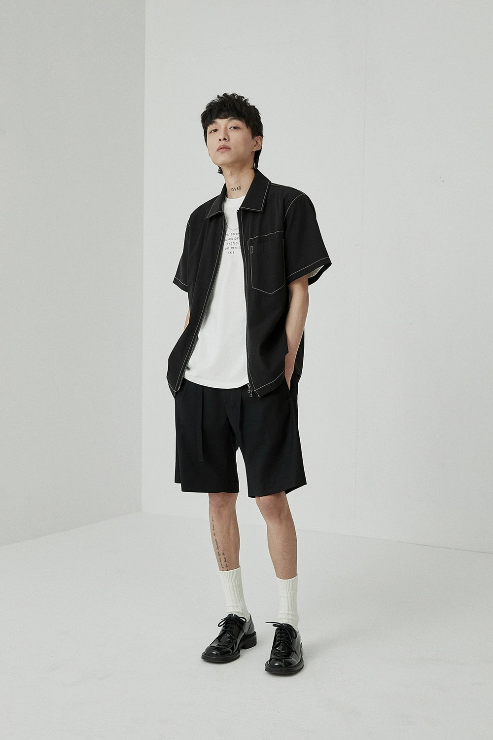 Pantalones cortos de un solo plato