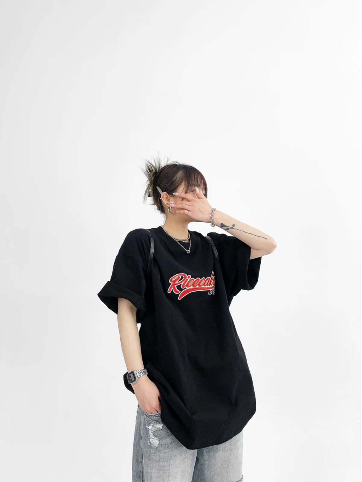 Midnight Varsity Ricecake Tee