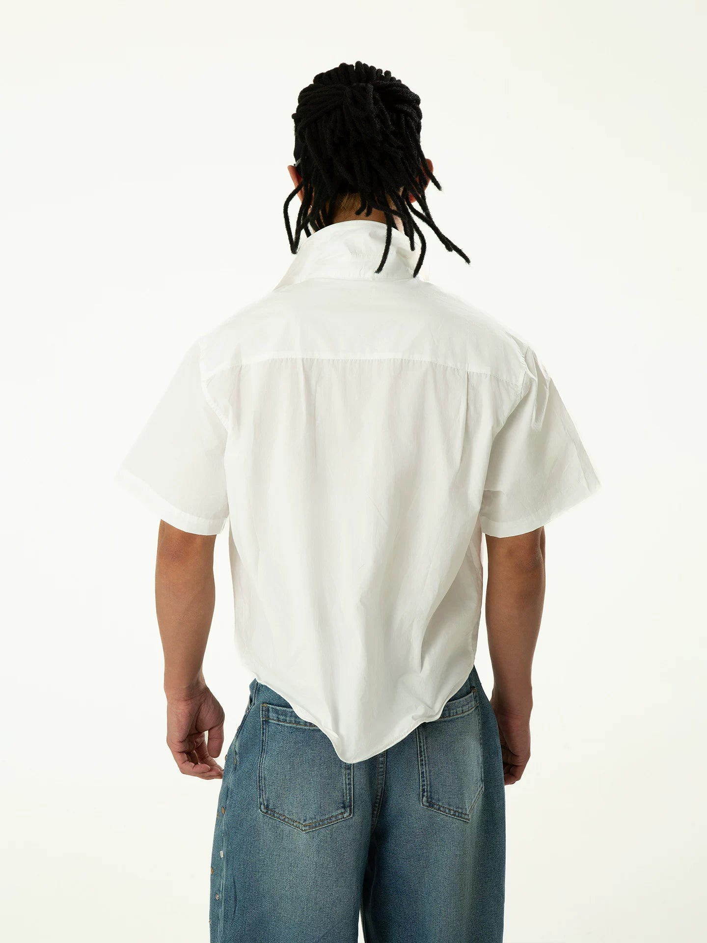 Breeze Boxy Short-Sleeve Poplin Shirt