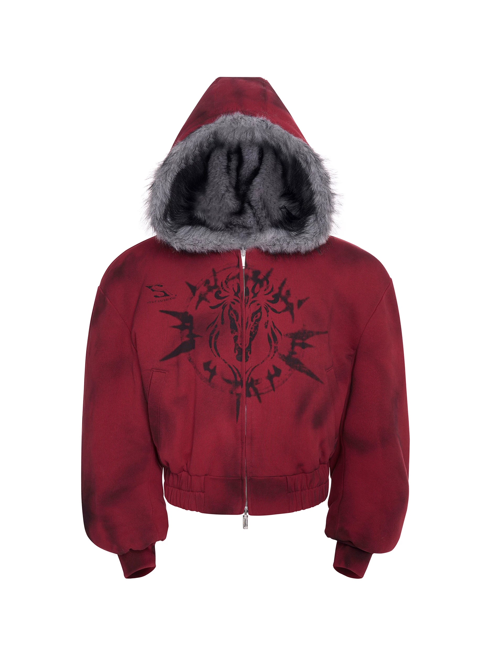 Frost Faux‑Fur Hooded Jacket and Pants Setup