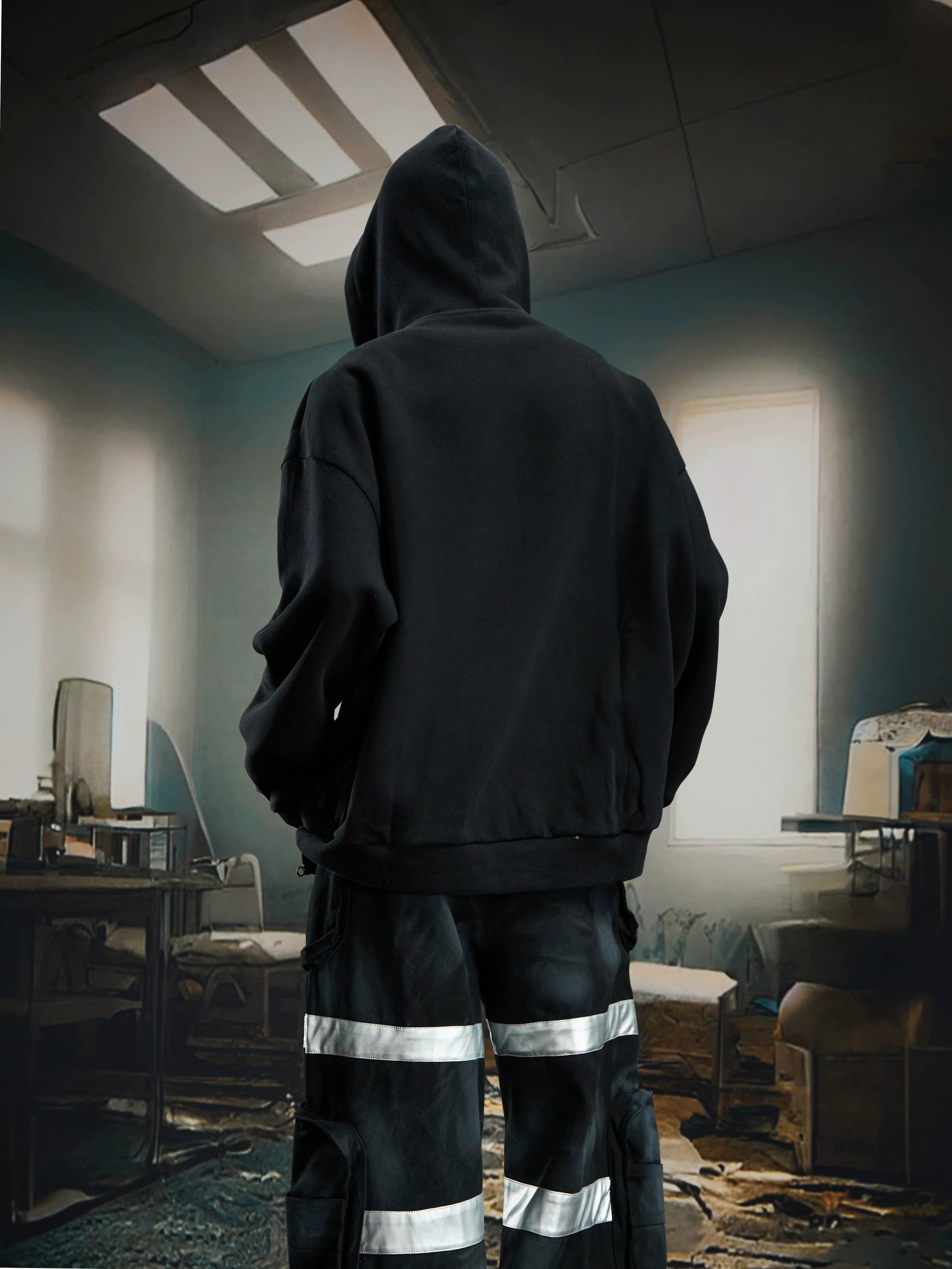 Taeleplus Varsity Patch Zip Hoodie