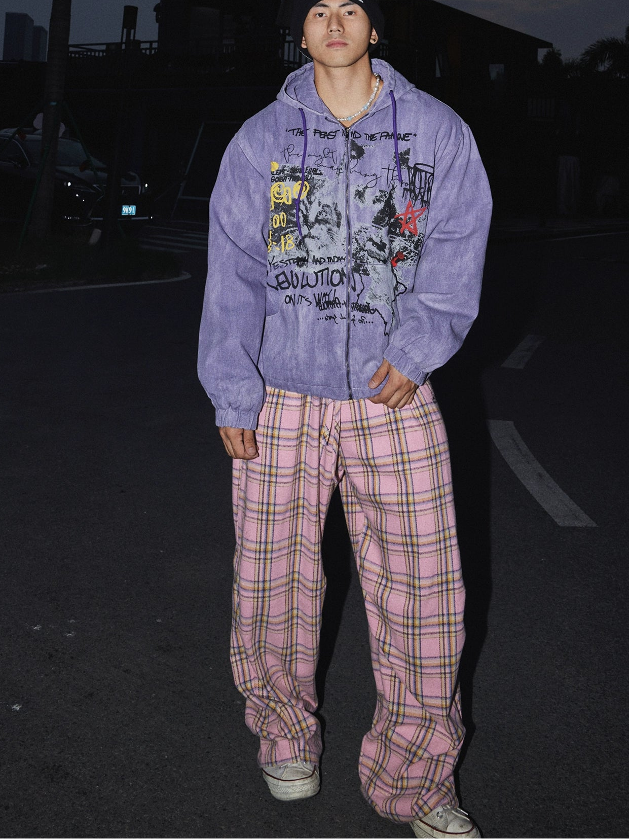 Riot Graffiti Zip Hoodie