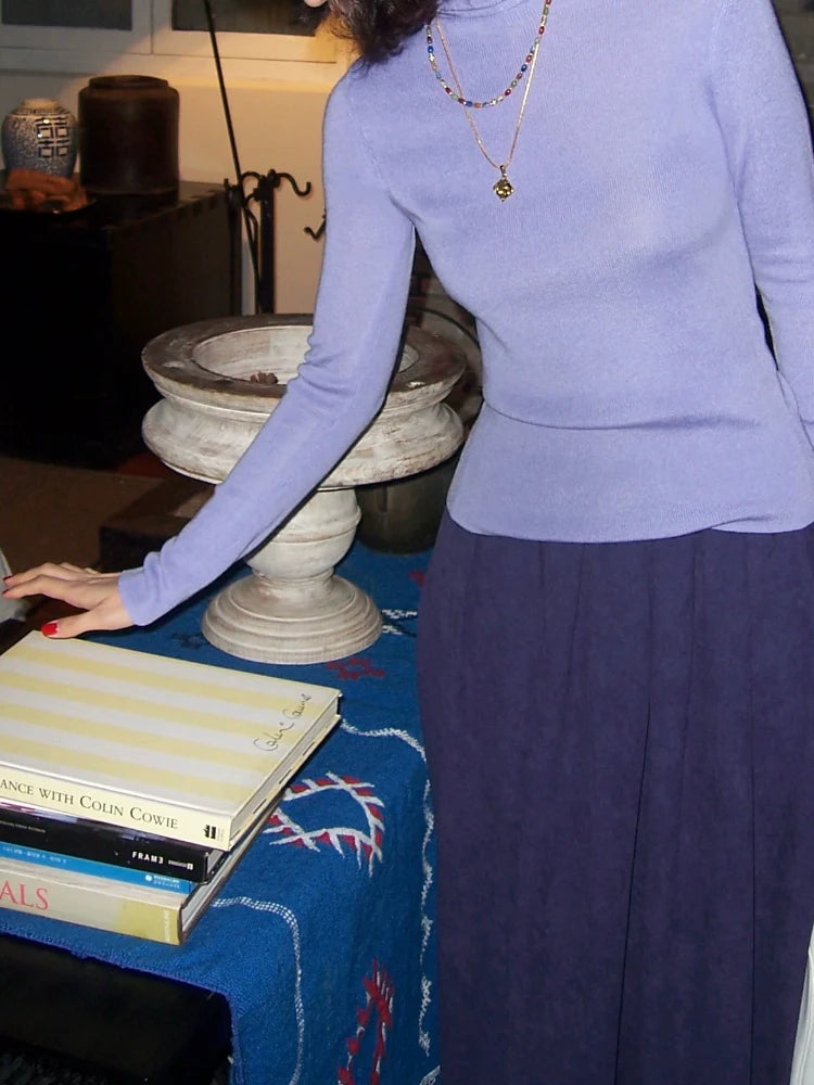 Retro Umbrella Maxi Skirt