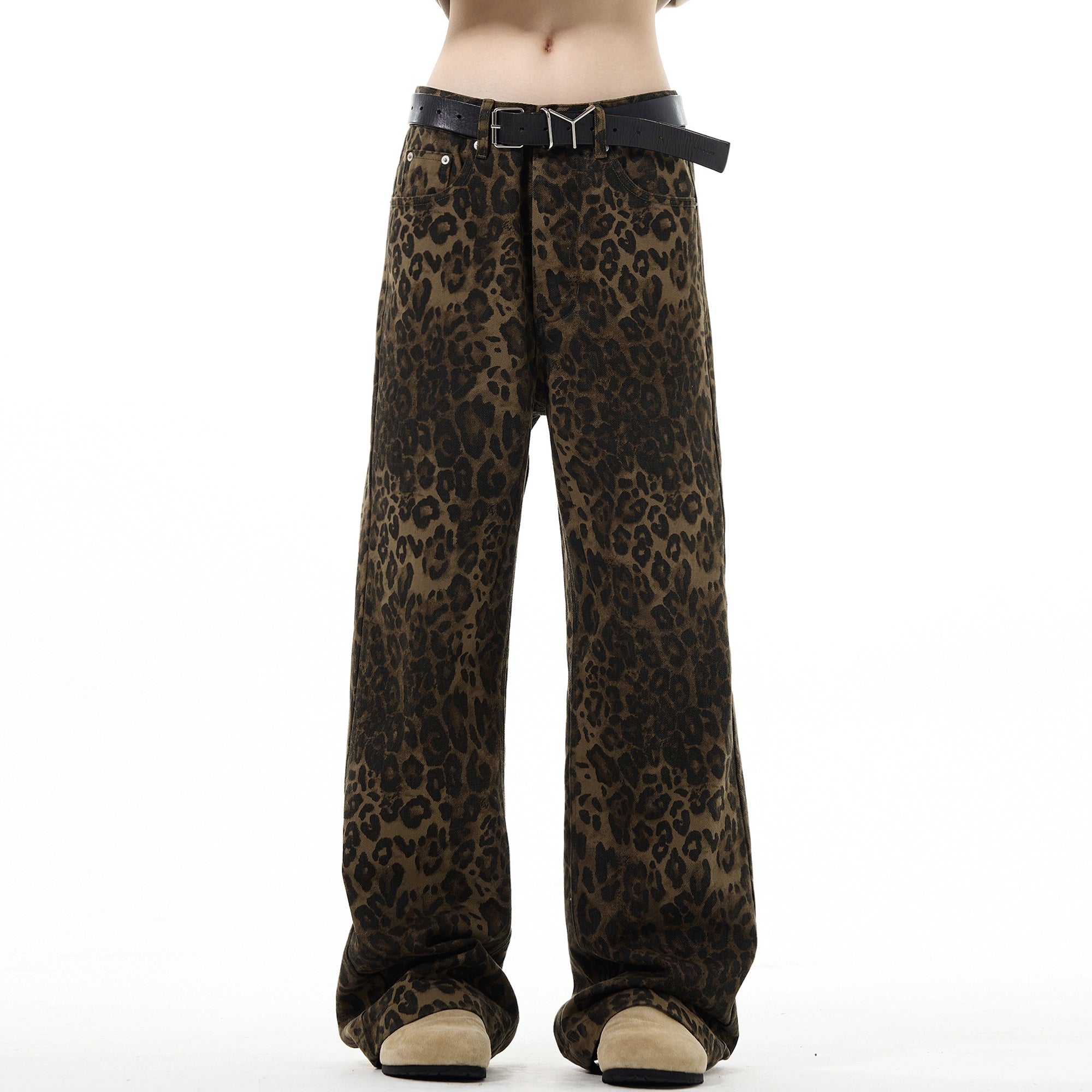 Madwitch Savage Chic Leopard Wide-Bein-Hosen