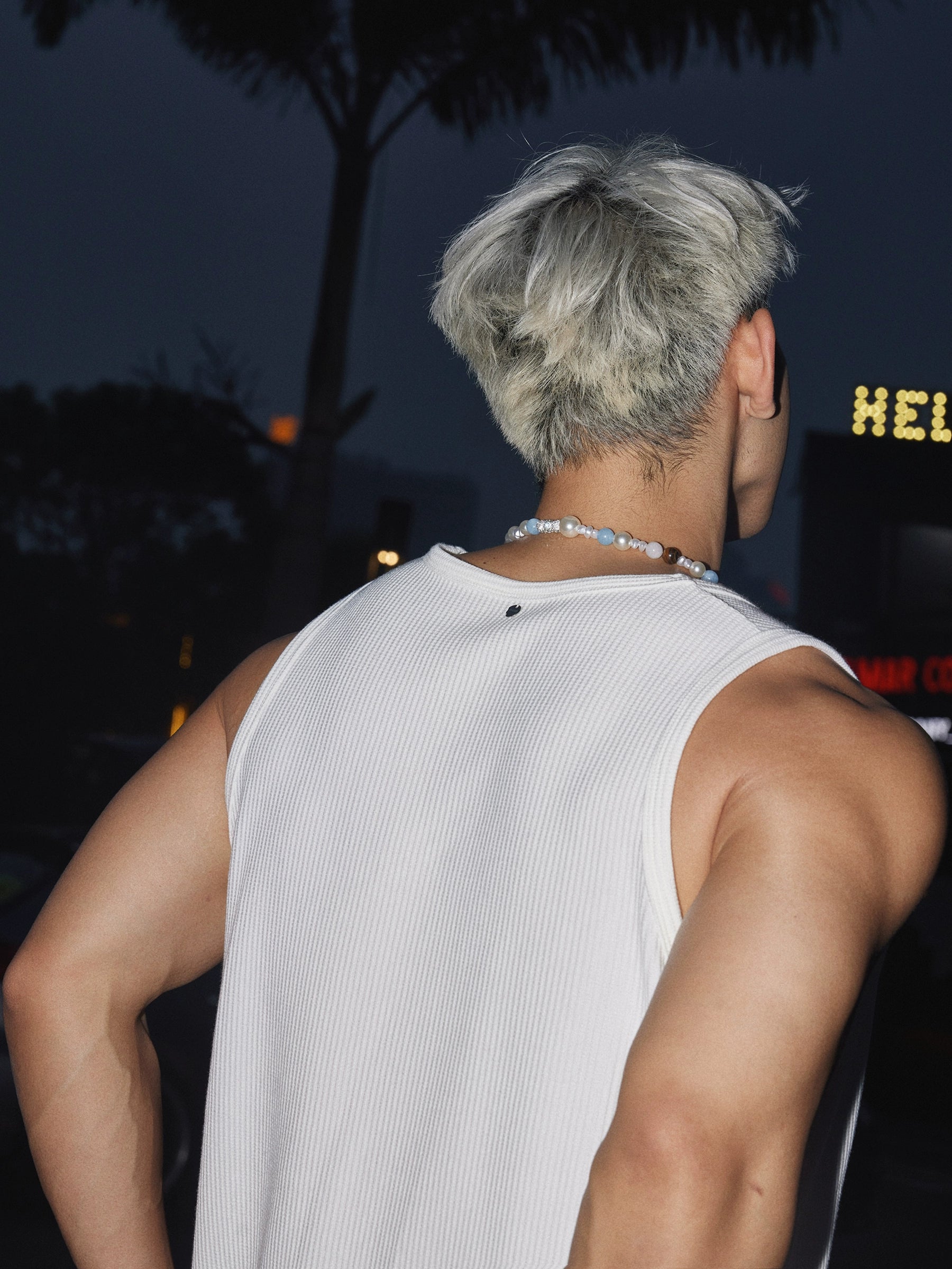 Textured Ribbed Tank Top