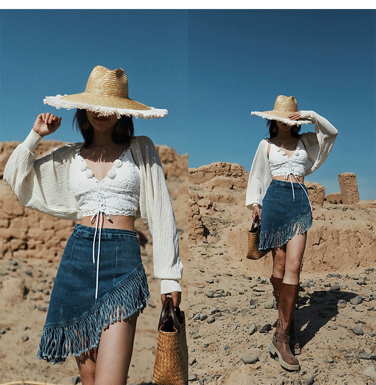 Sheer Knit Shrug Cardigan