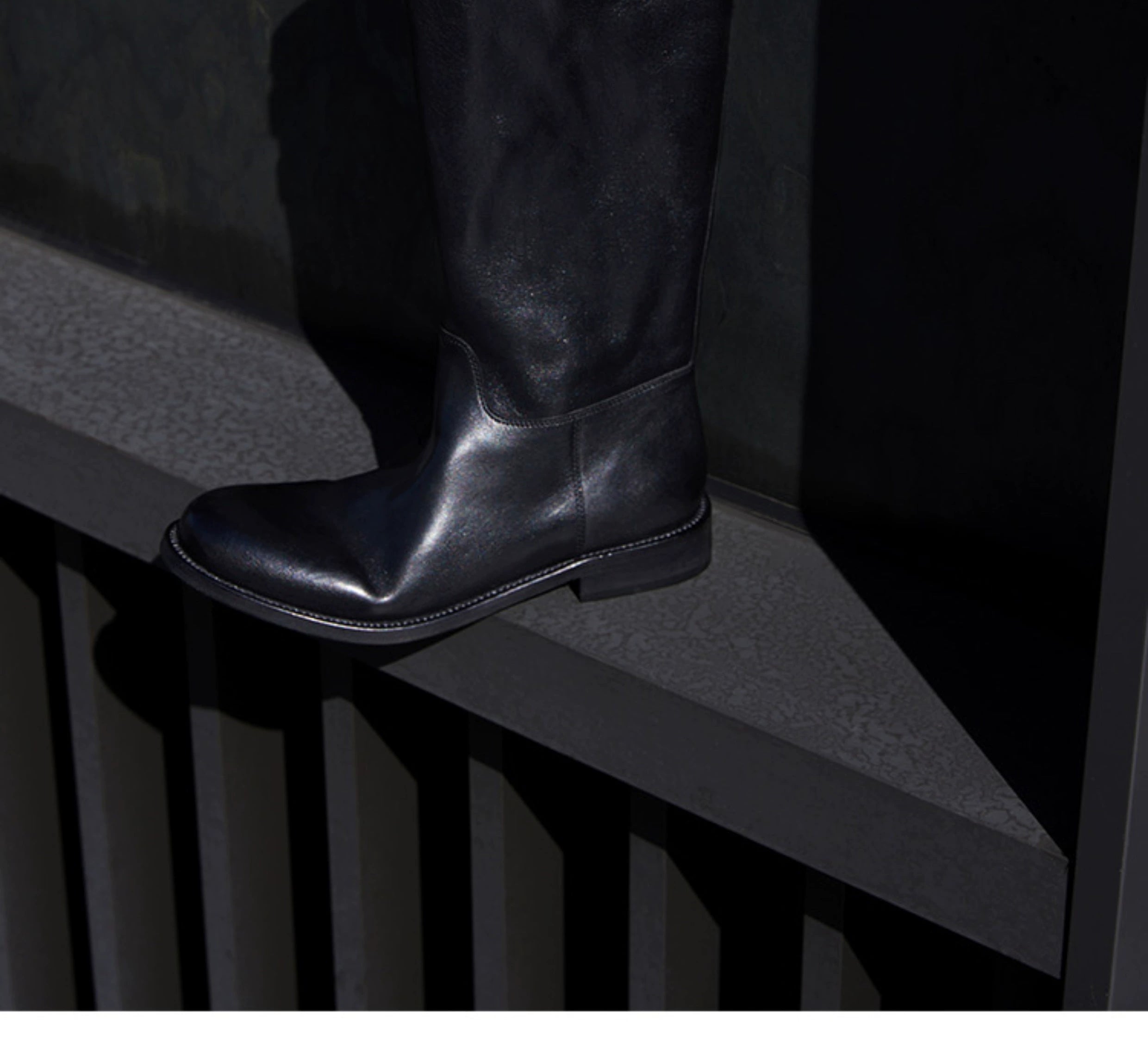 Leather Equestrian Riding Boots
