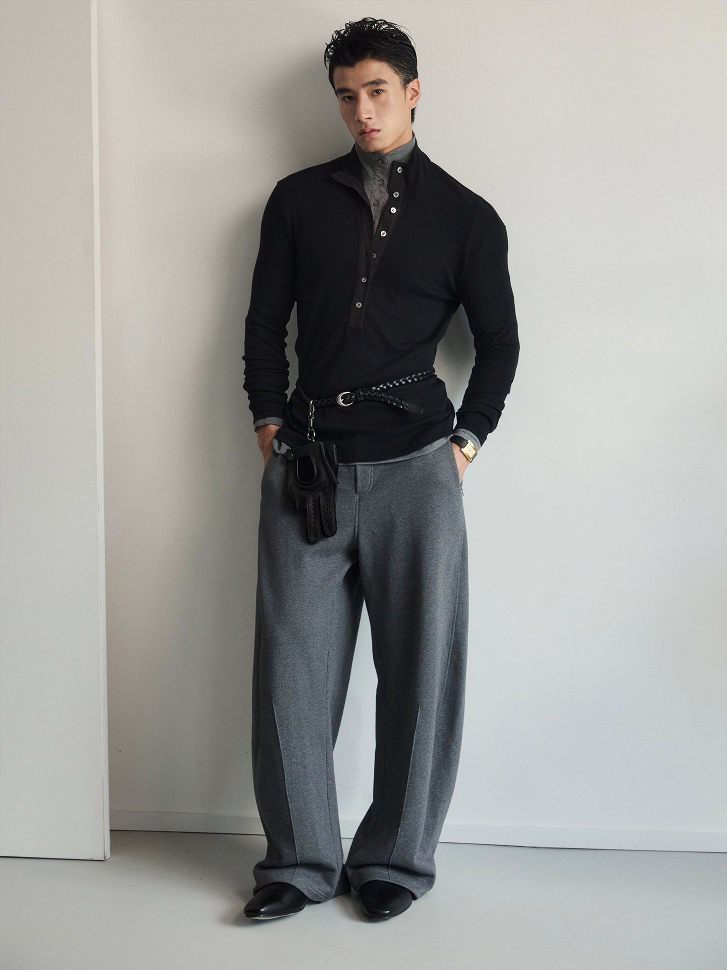 SlateFlow Soft Tailored Trousers