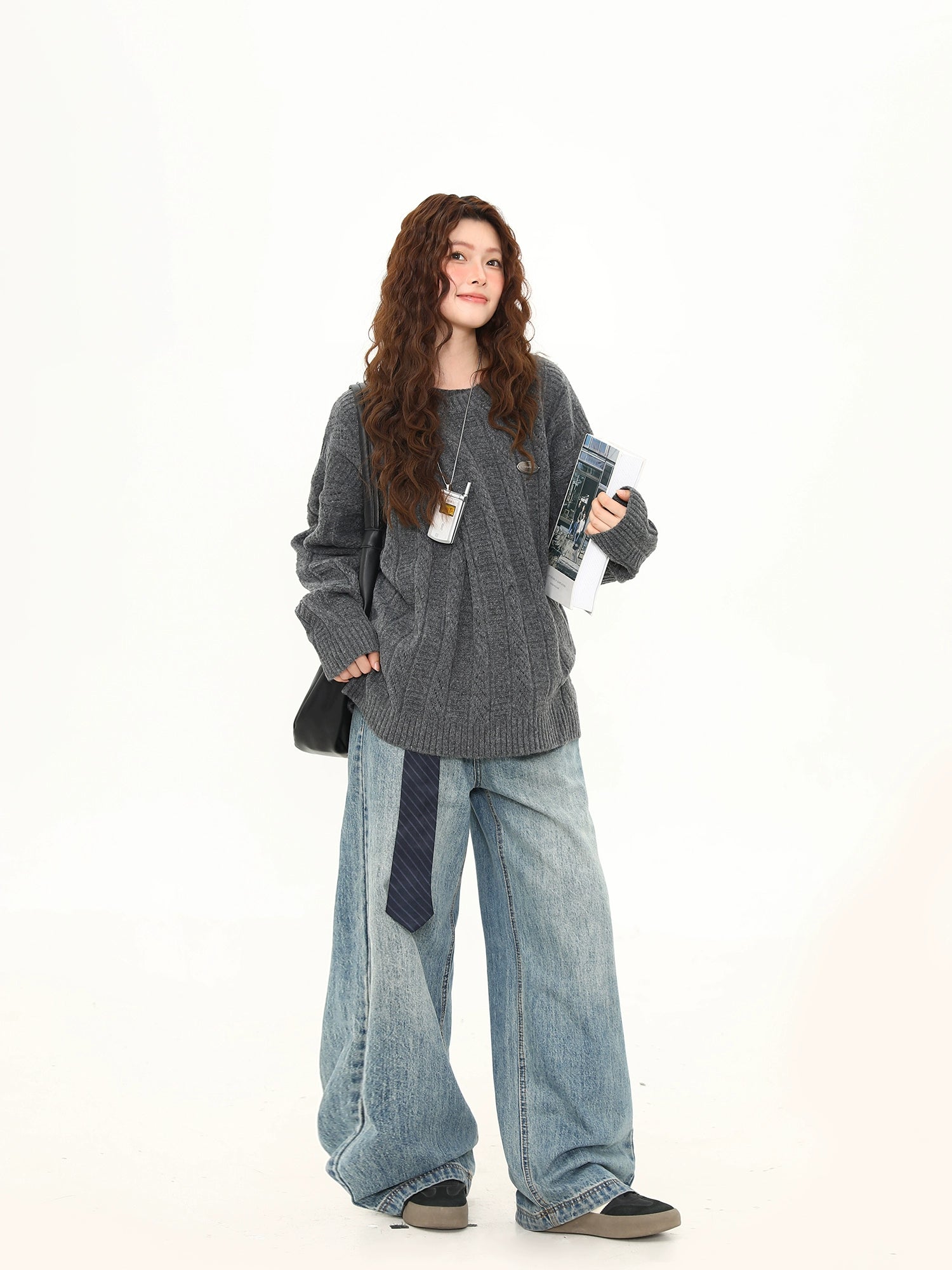 Oversized Cable Cozy Knit Sweater