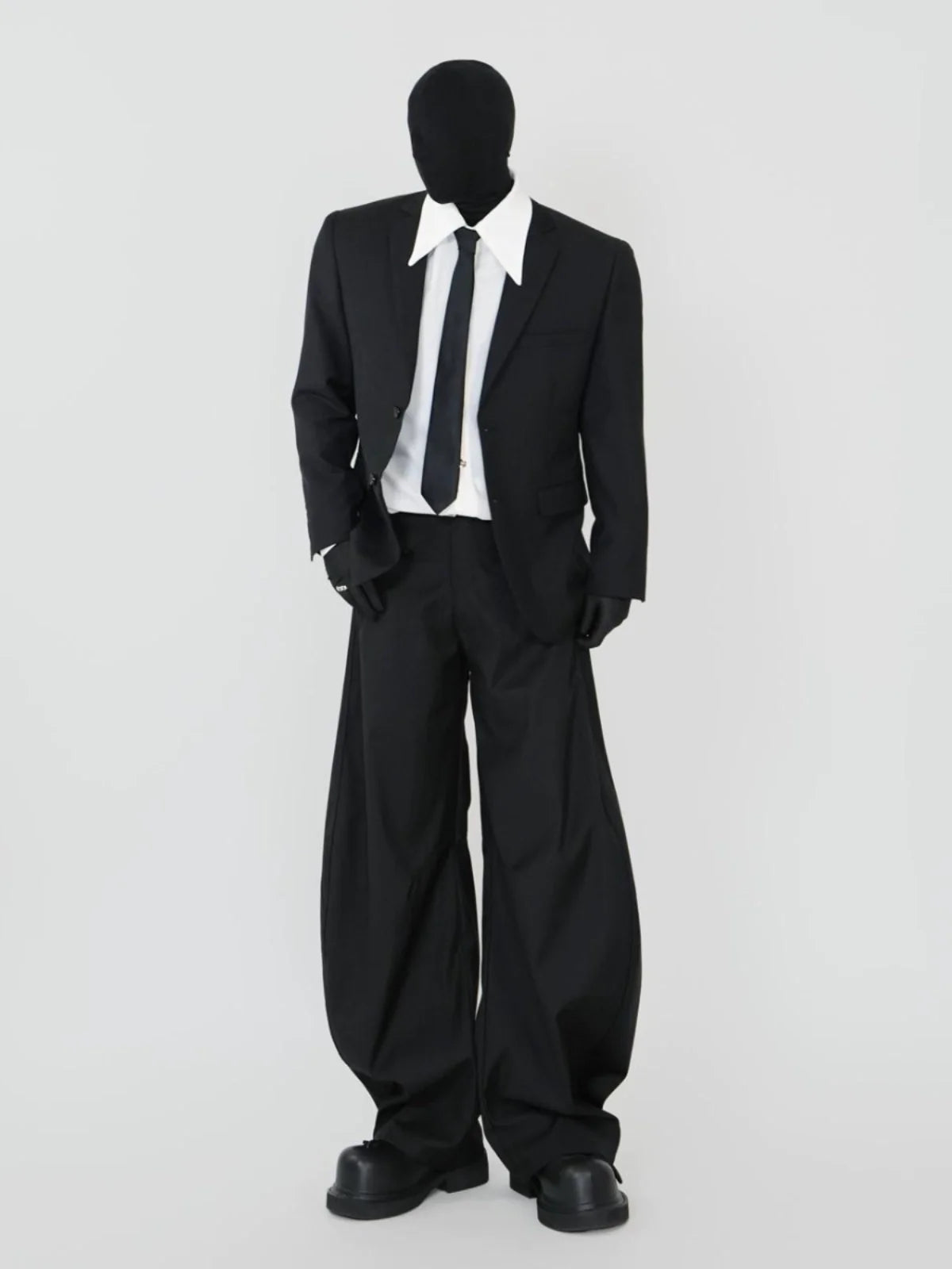 Noir Minimalist Tailored Jacket