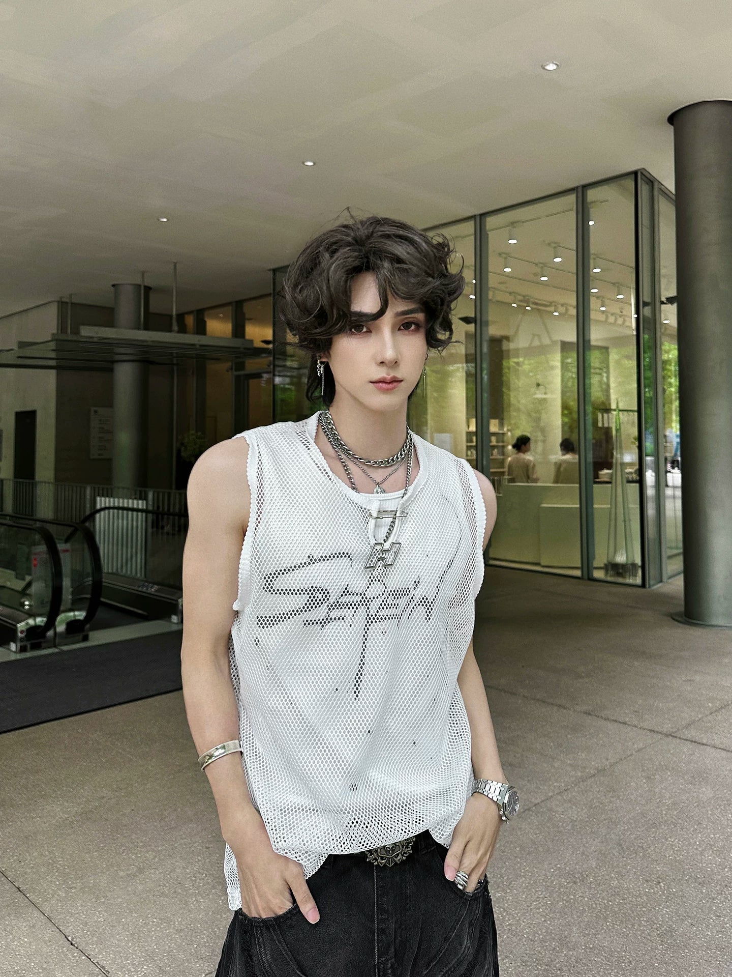 Sigil Ghost Mesh Tank