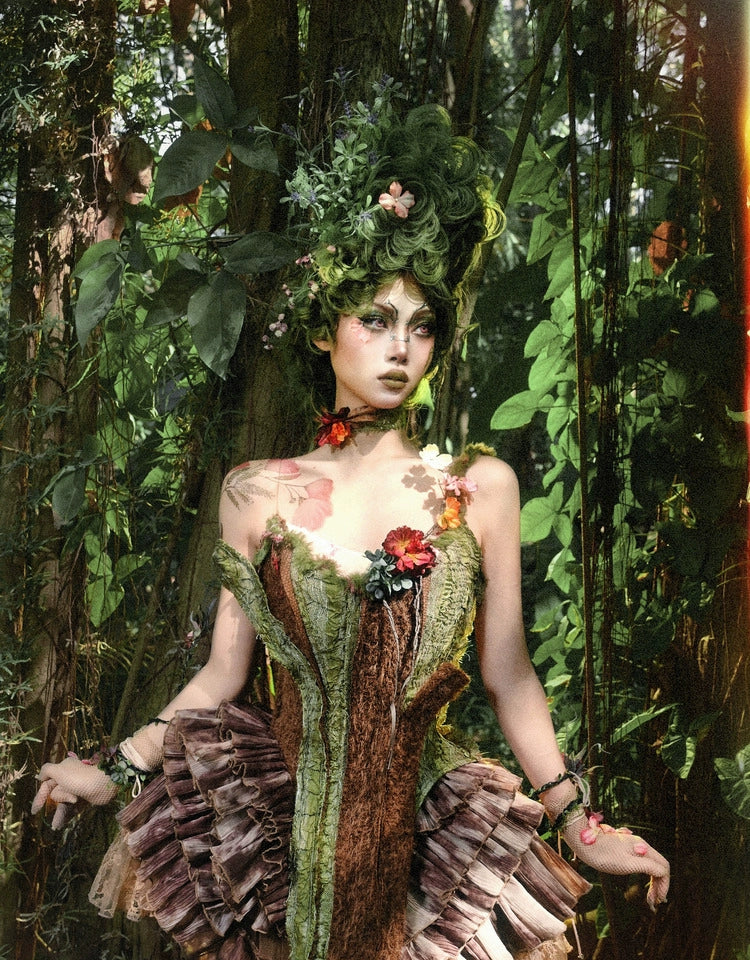 Steampunk Ruffle Corset
