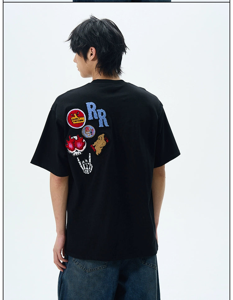 Graphic Patch "THE DOODS" T-Shirt