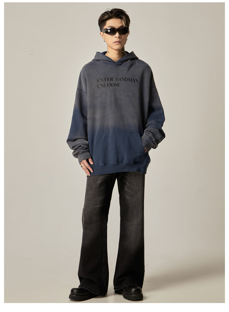Black Baggy Straight Leg Jeans