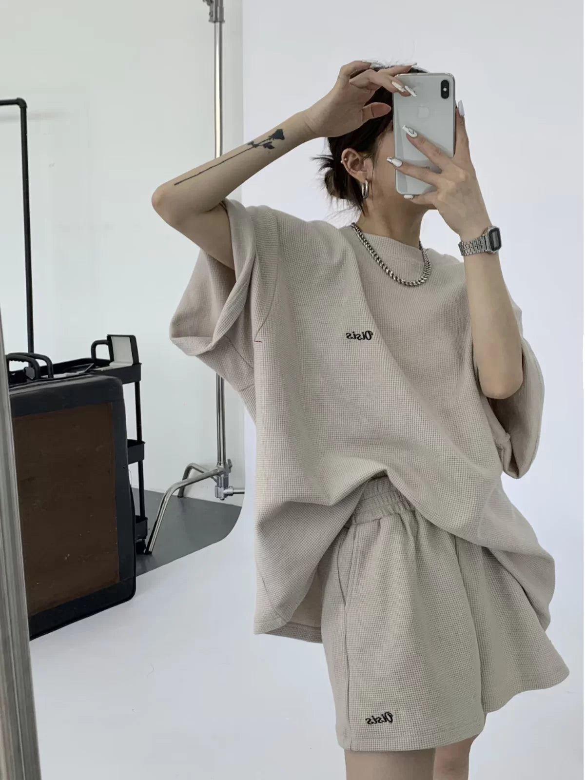 Sand Knit OISIS Lounge T-Shirt and Short Setup