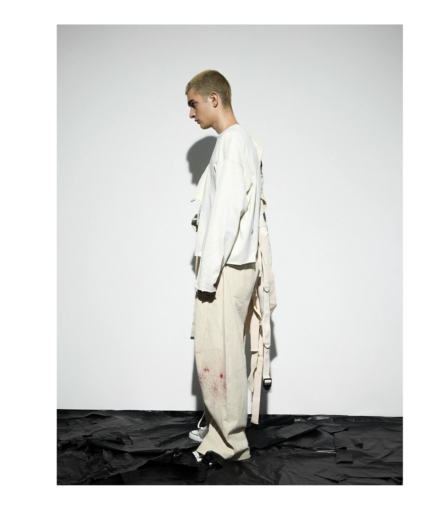 Cross Redemption Pinched Pleat Long Sleeve Tee