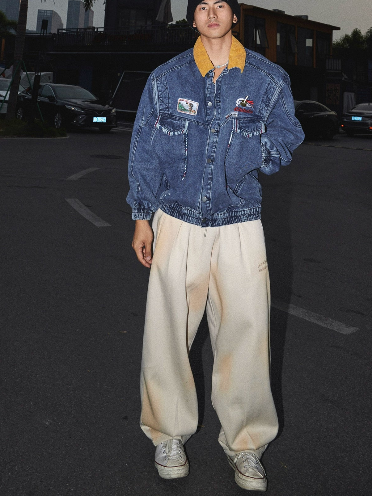 Coastal Route Patchwork Denim Jacket