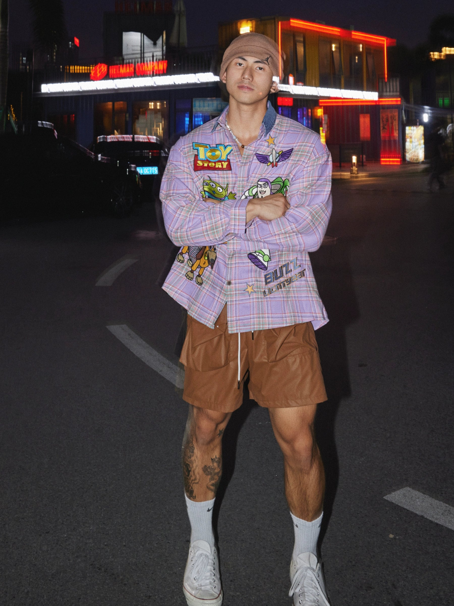 Toy Story Plaid Button-Up Shirt