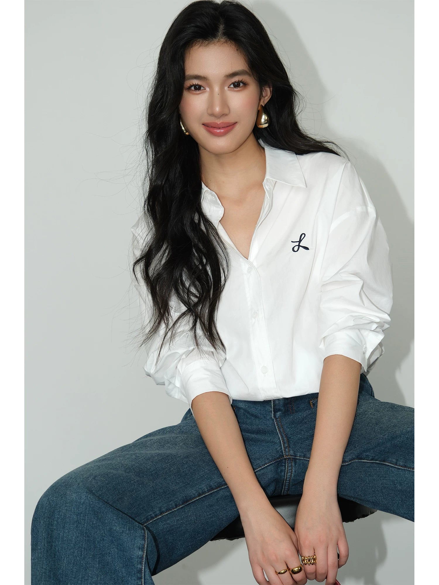 Relaxed Drift Oversized Button Shirt
