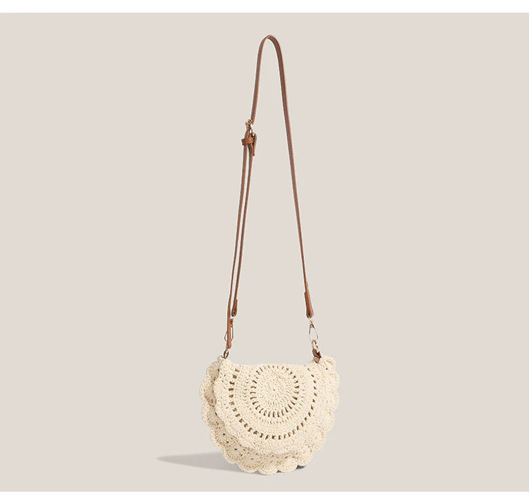 Crochet Scallop Crossbody