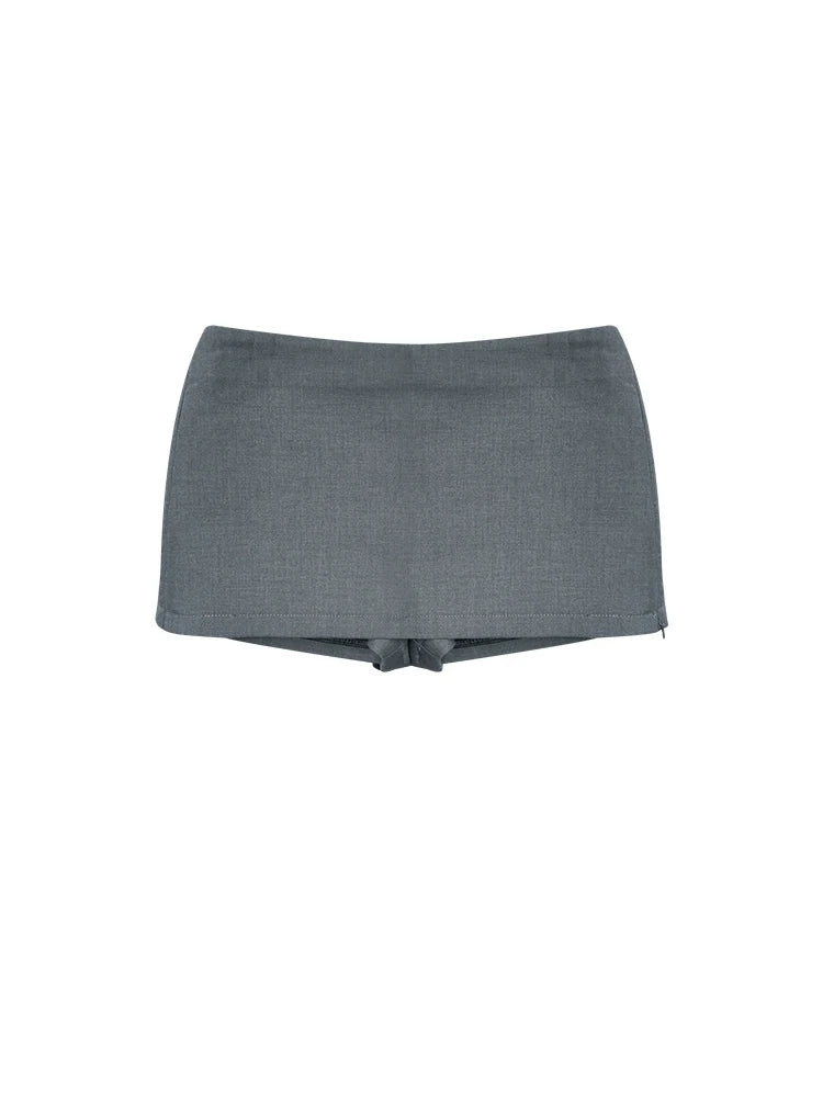 Sleek Slate Mini falda
