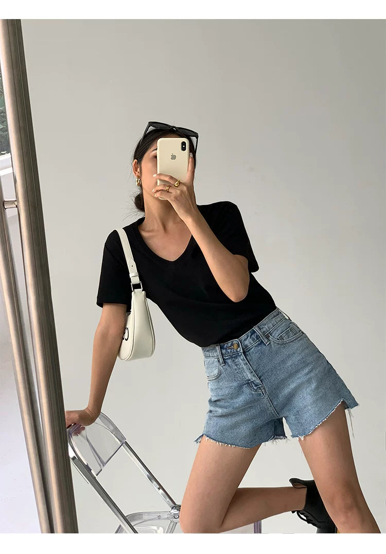 Coastal Muse Scoop-Neck Tee