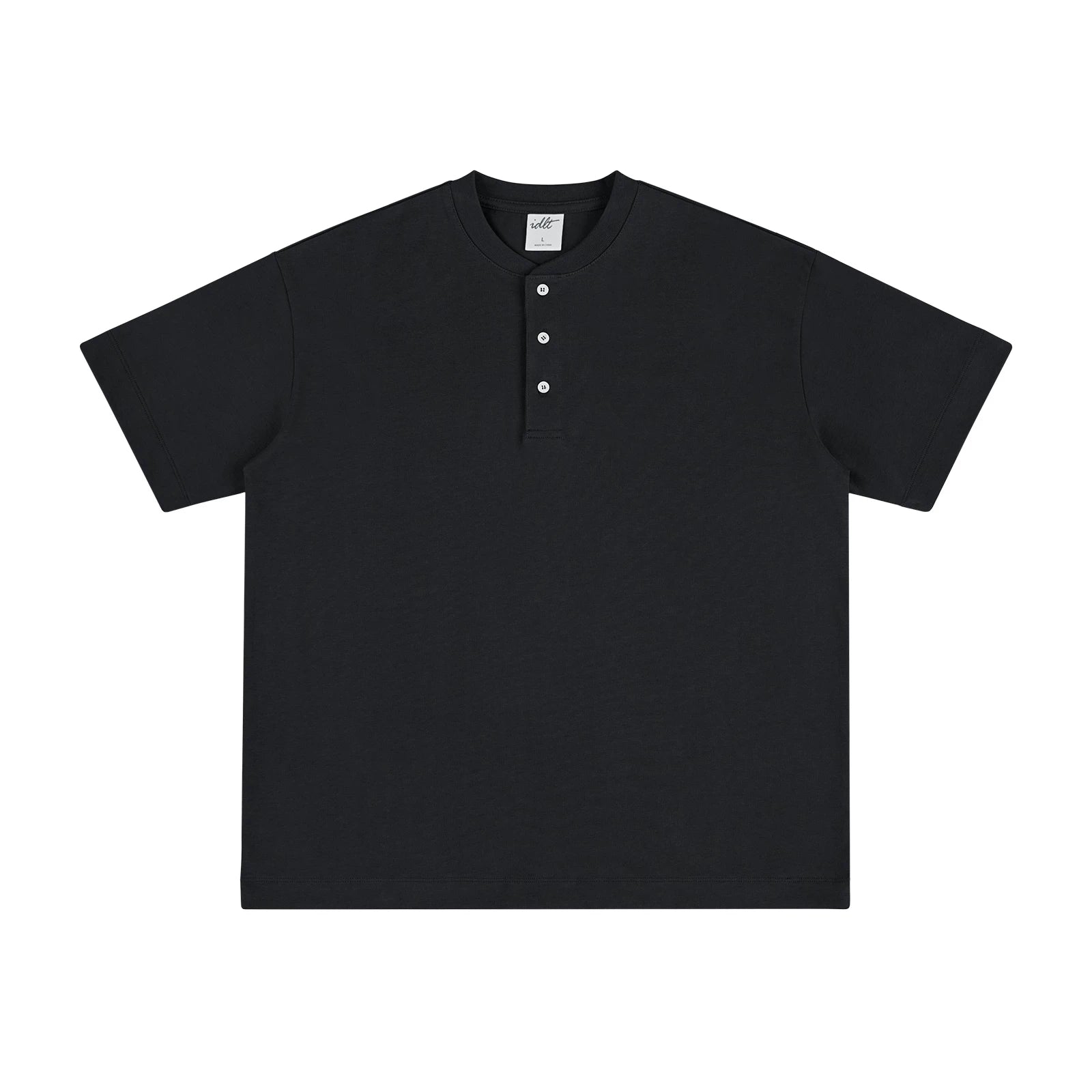 Core Crest Short-Sleeve Henley Tee