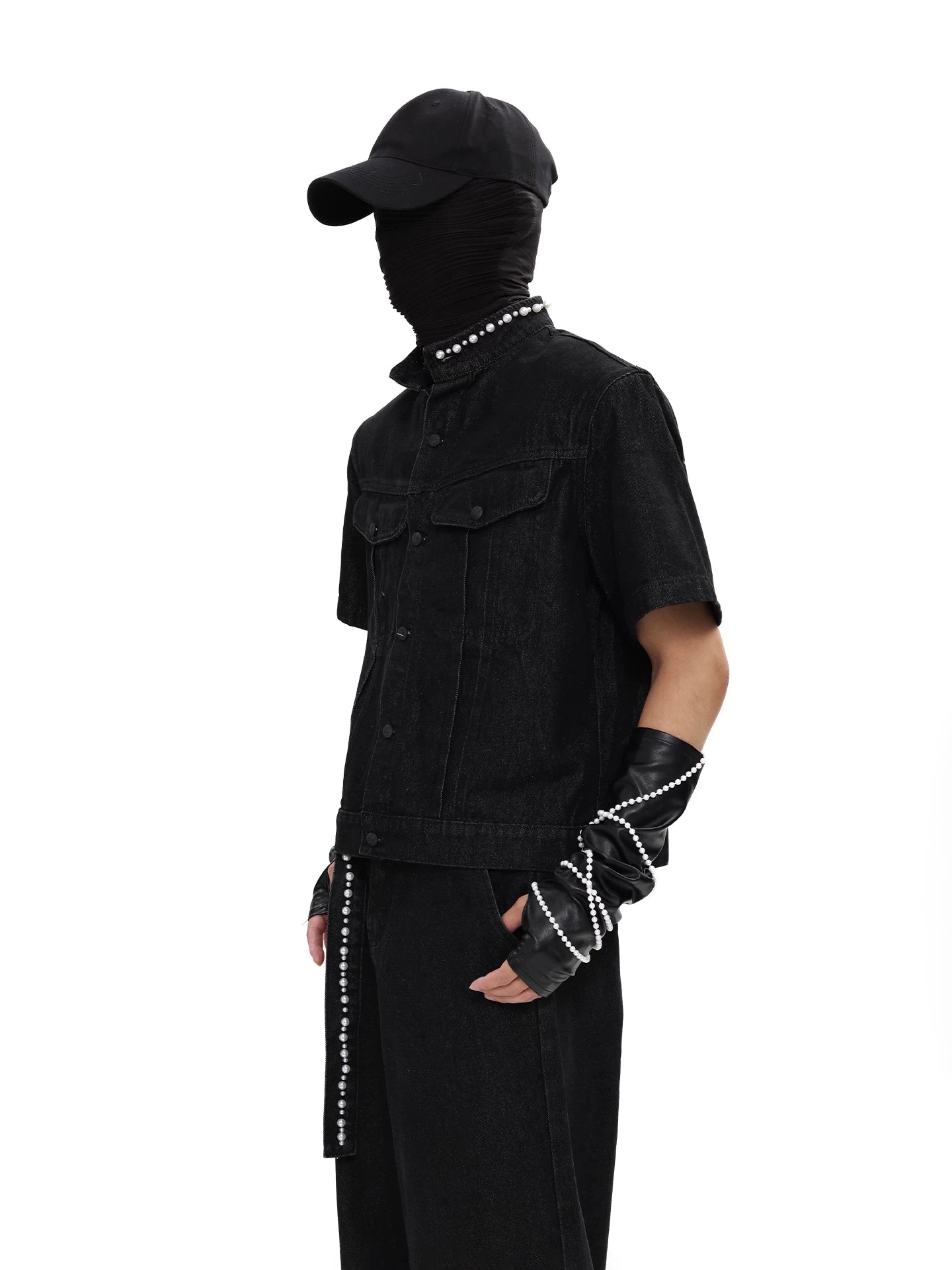 Aurora Studded Denim Armour Shirt