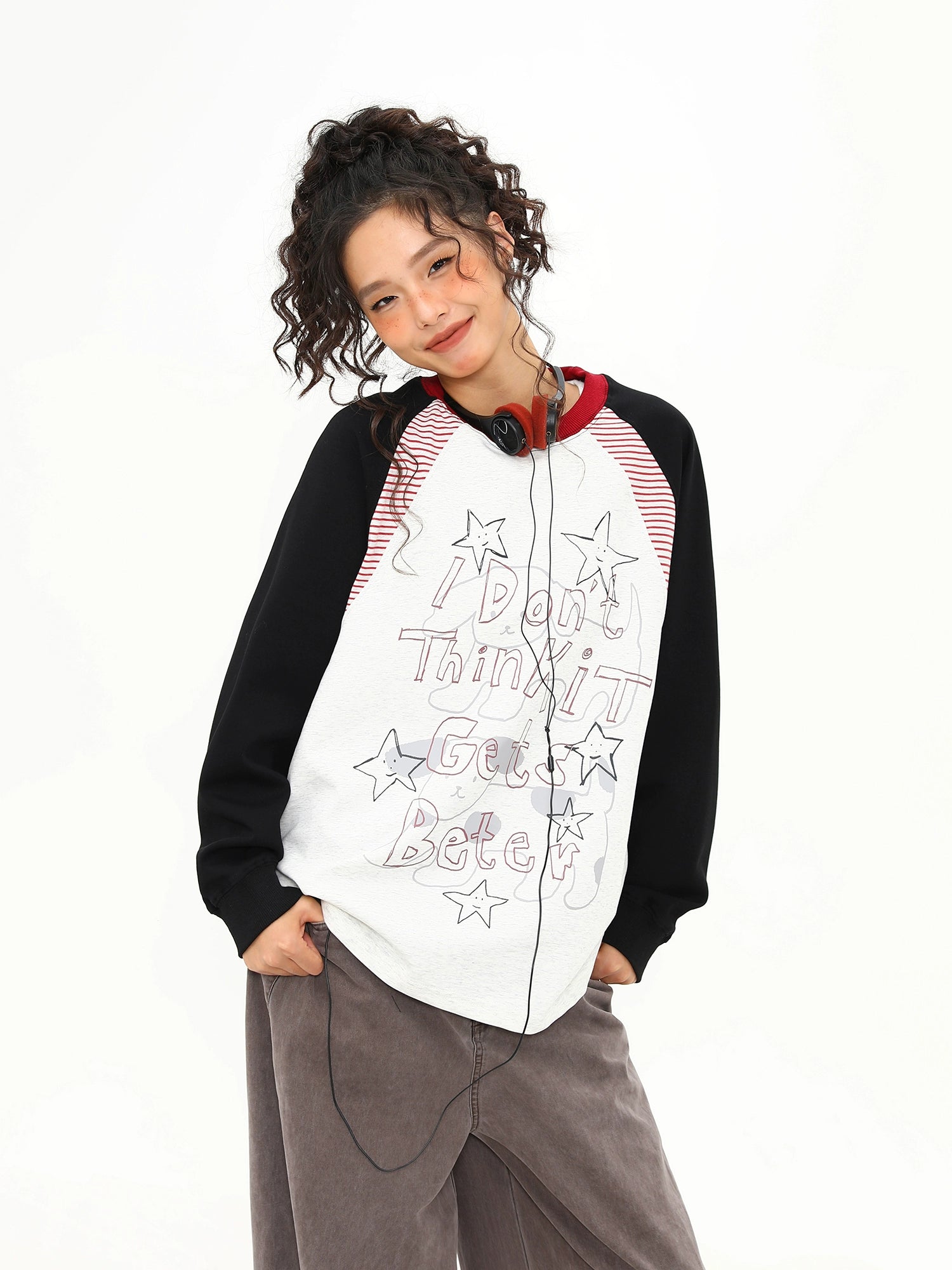 Starlit Mixtape Raglan Sweatshirt