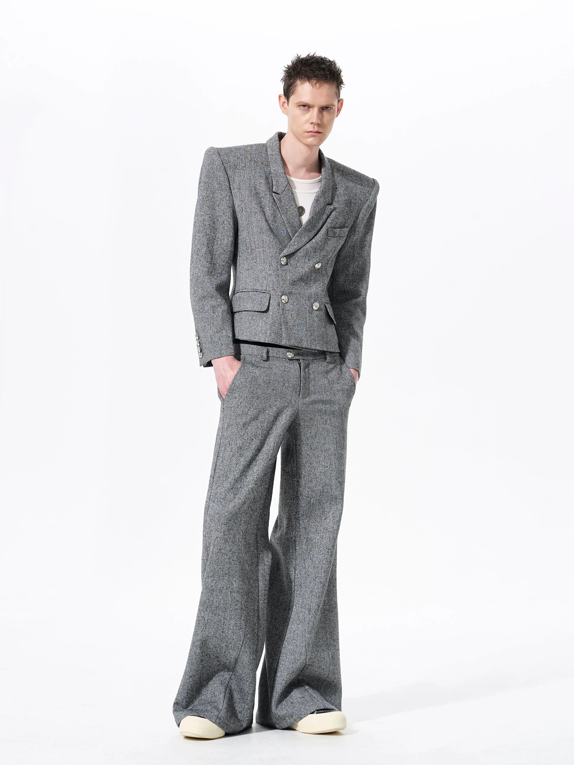 Granite Muse Cropped Blazer