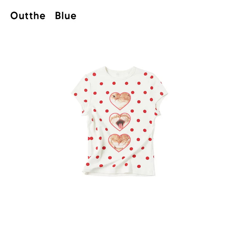 Heartfelt Whisker Dots Tee