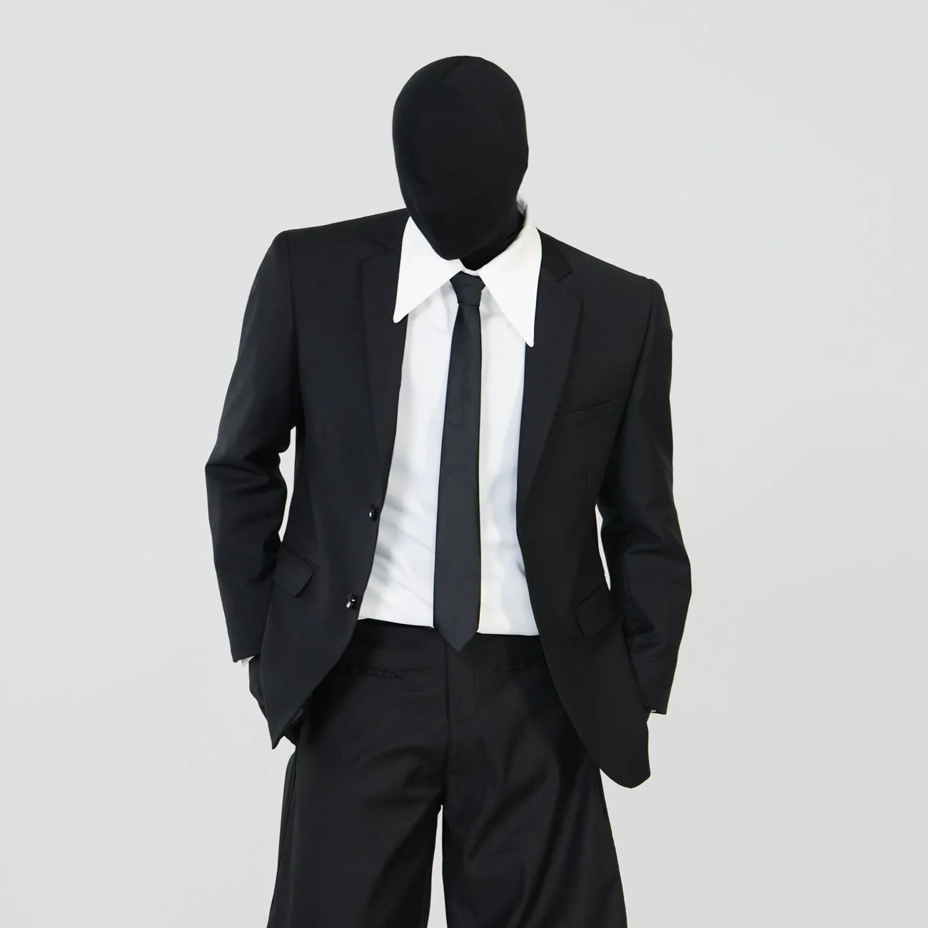 Noir Minimalist Tailored Jacket