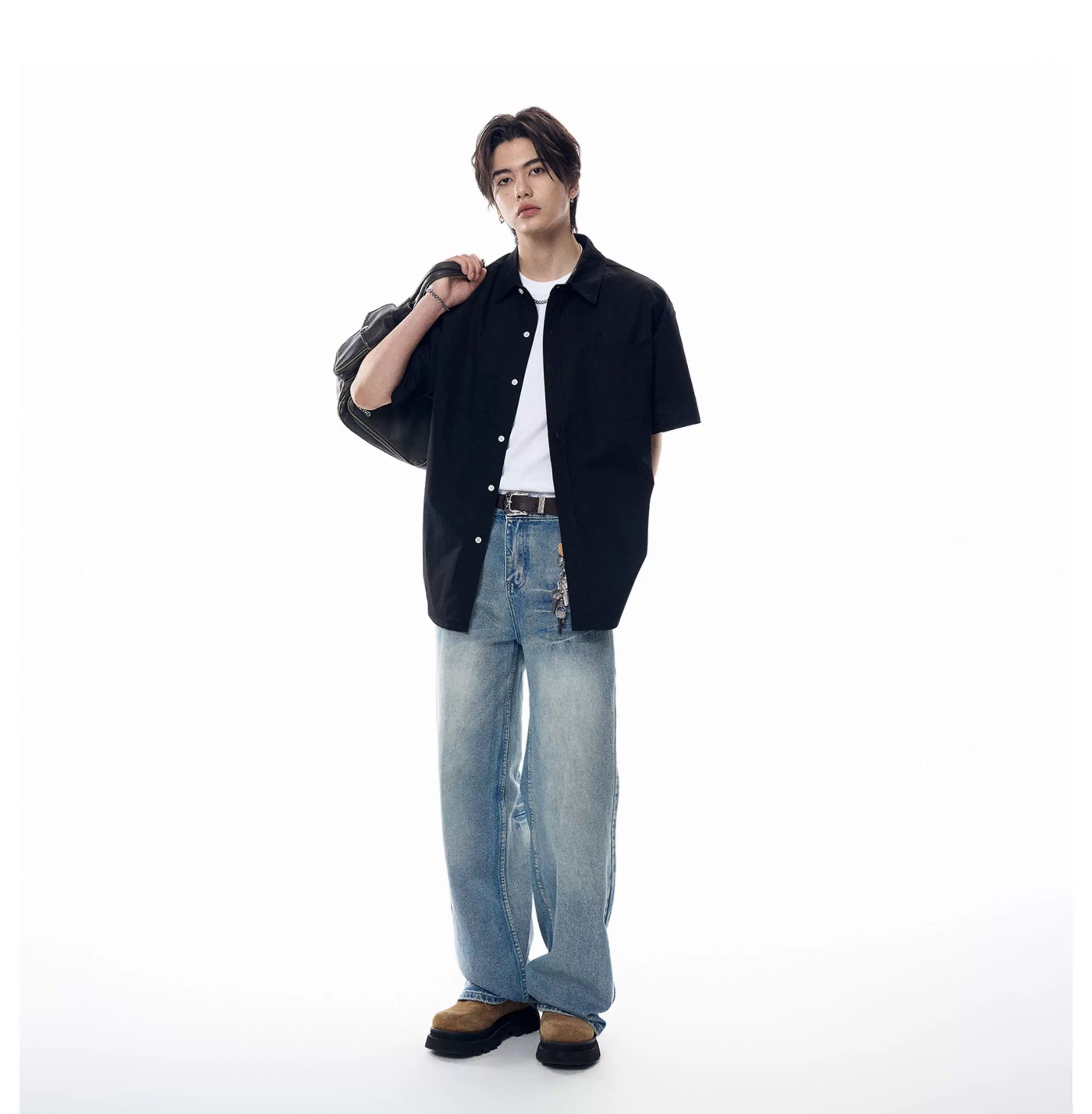Clean Slate Boxy Short-Sleeve Shirt