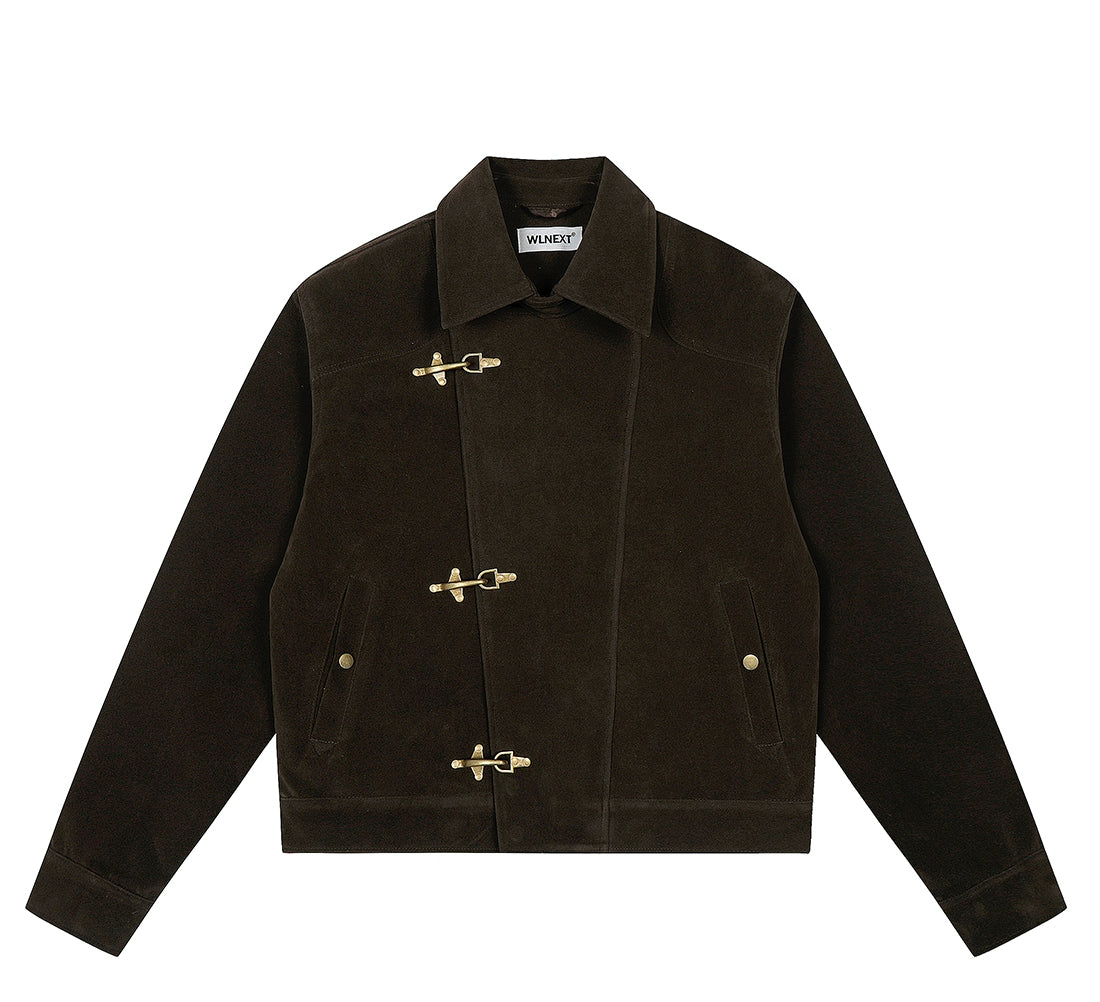 Midnight Espresso Toggle Jacket
