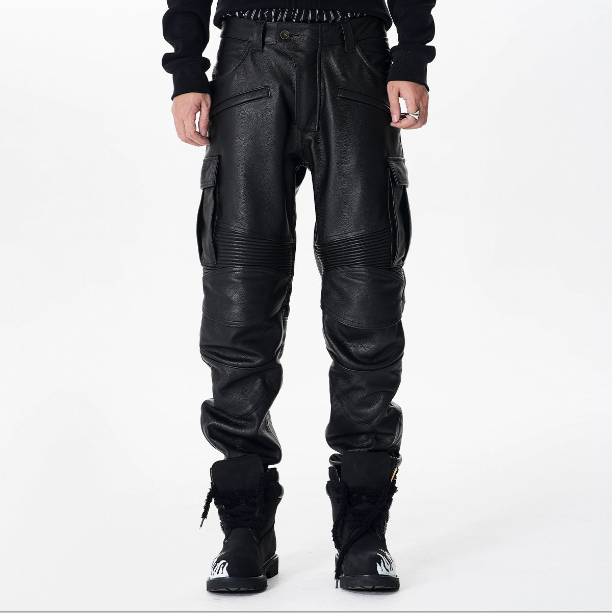Midnight Apex Moto Cargo Pants