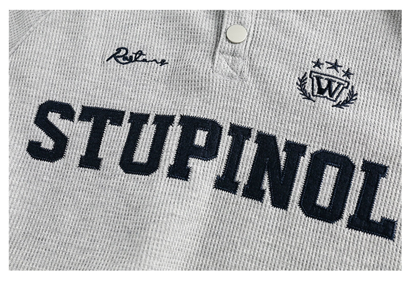 Stupinol Varsity Polo Sweatshirt