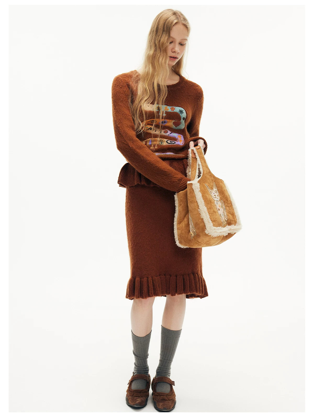 Cozy Meadow Charm Kitty Tote