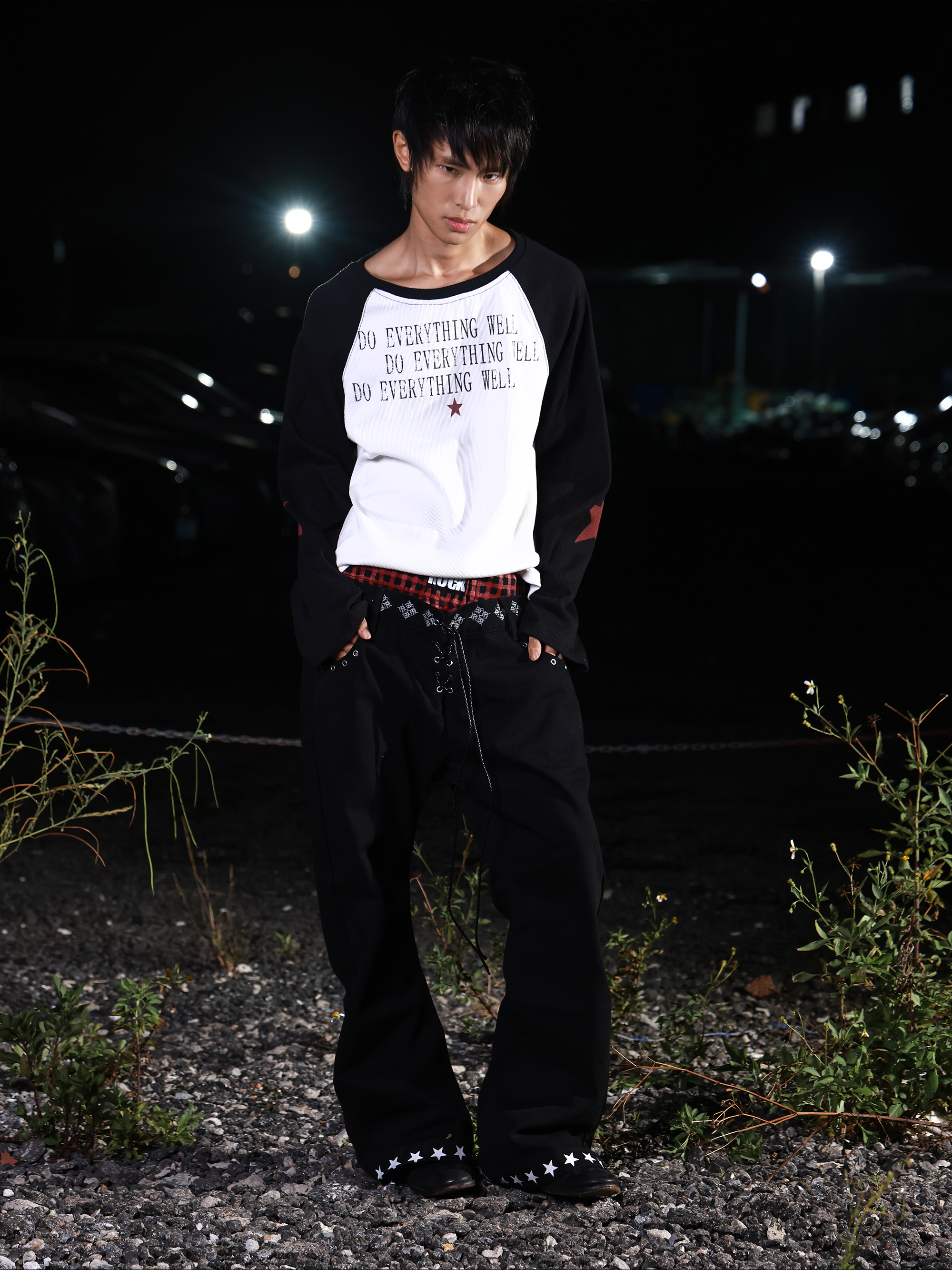 Star Script Do Everything Raglan Tee