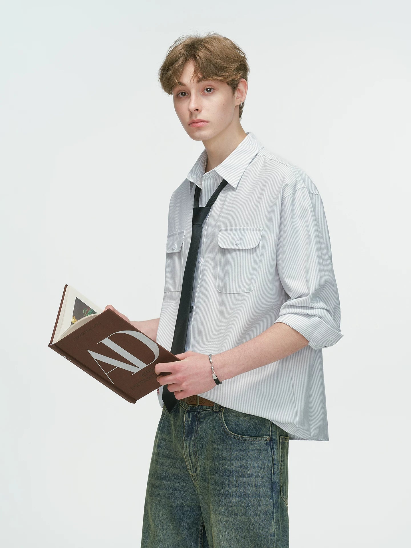 Skyline Pinstripe Utility Shirt
