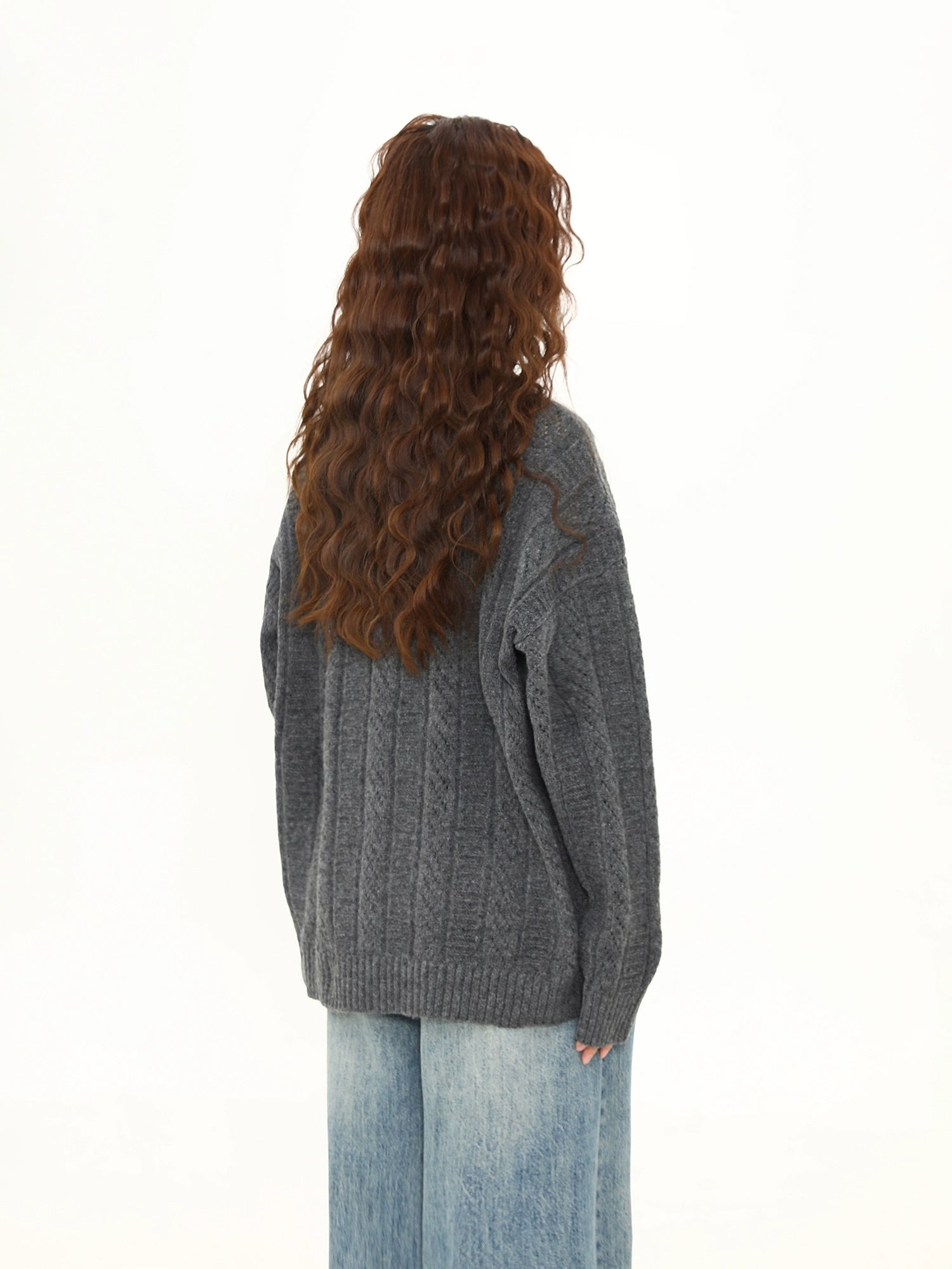 Oversized Cable Cozy Knit Sweater