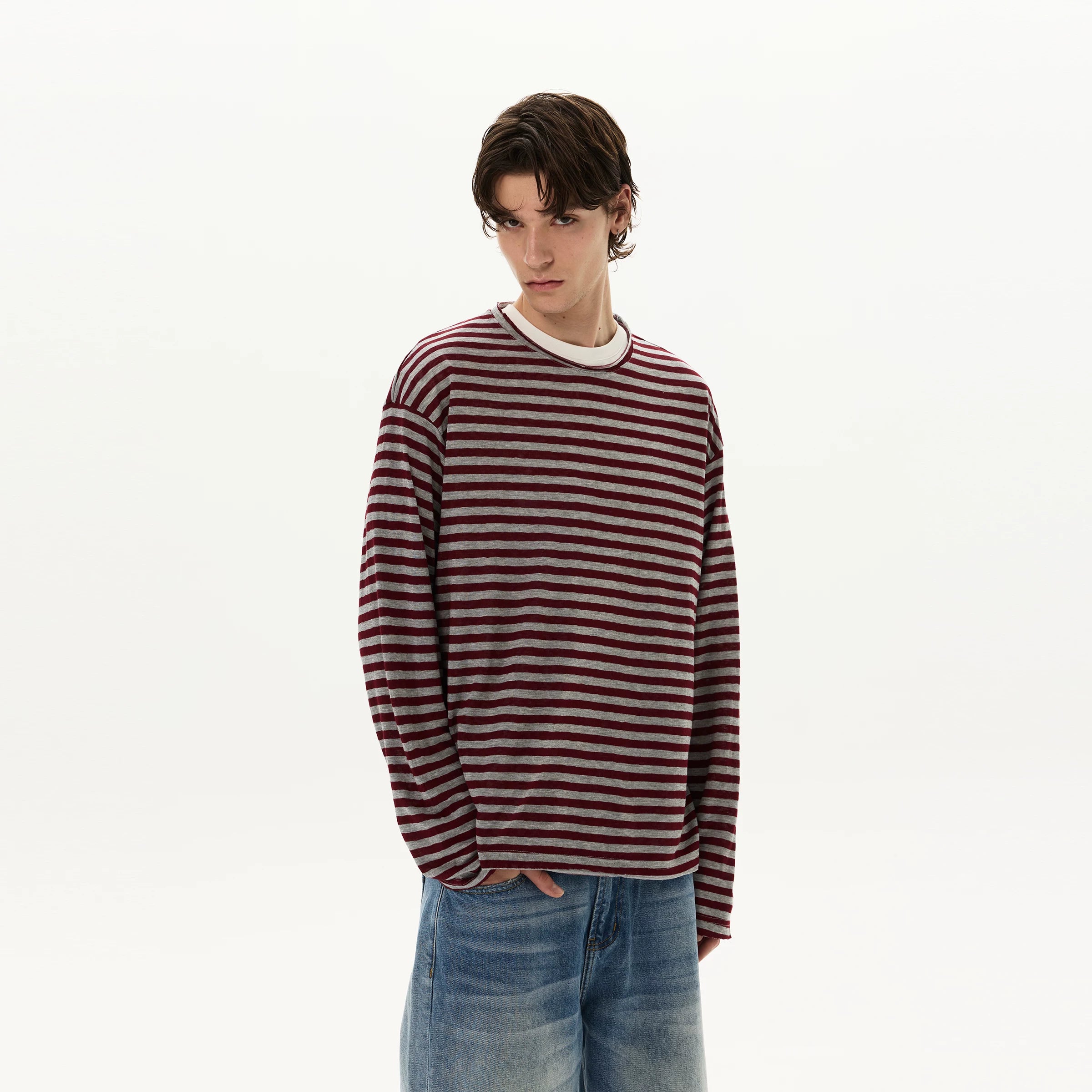Tide Slouch Stripe Long Sleeve Tee