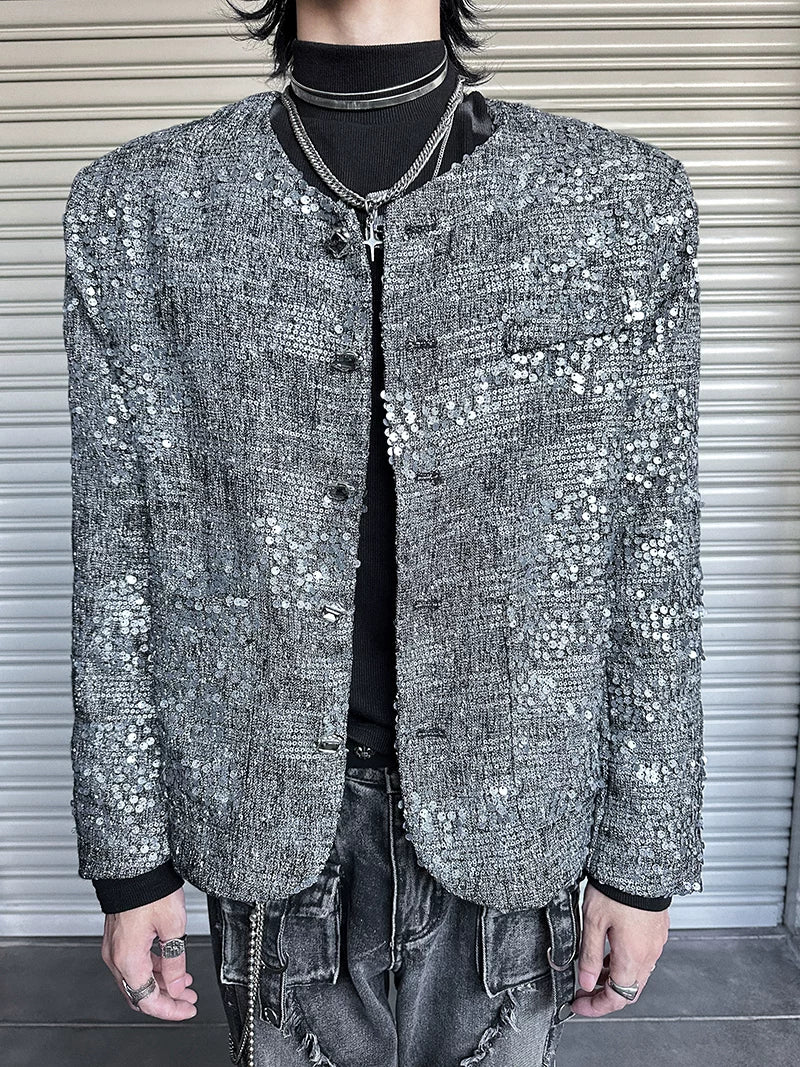 Glacier Static Sequin-Bouclé Jacket