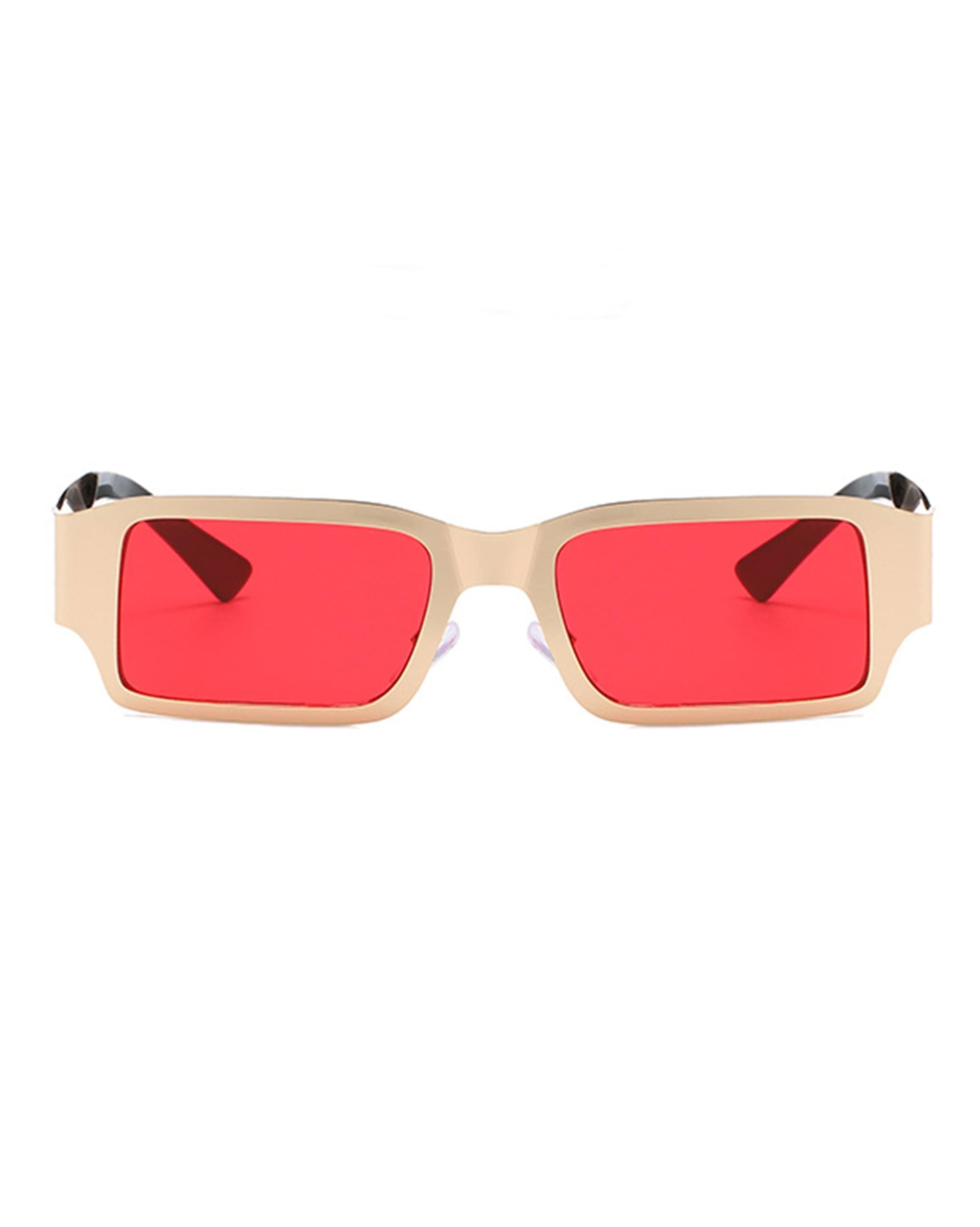 Color-Block Angular Square Sunglasses - view 9