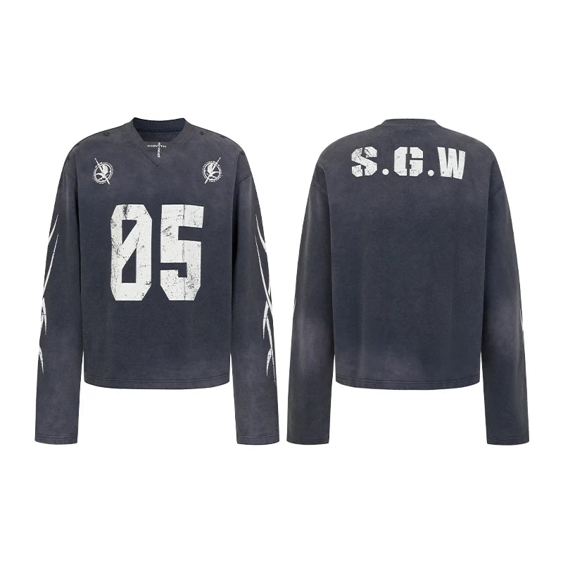 Blackout 05 Distressed Long Sleeve Tee
