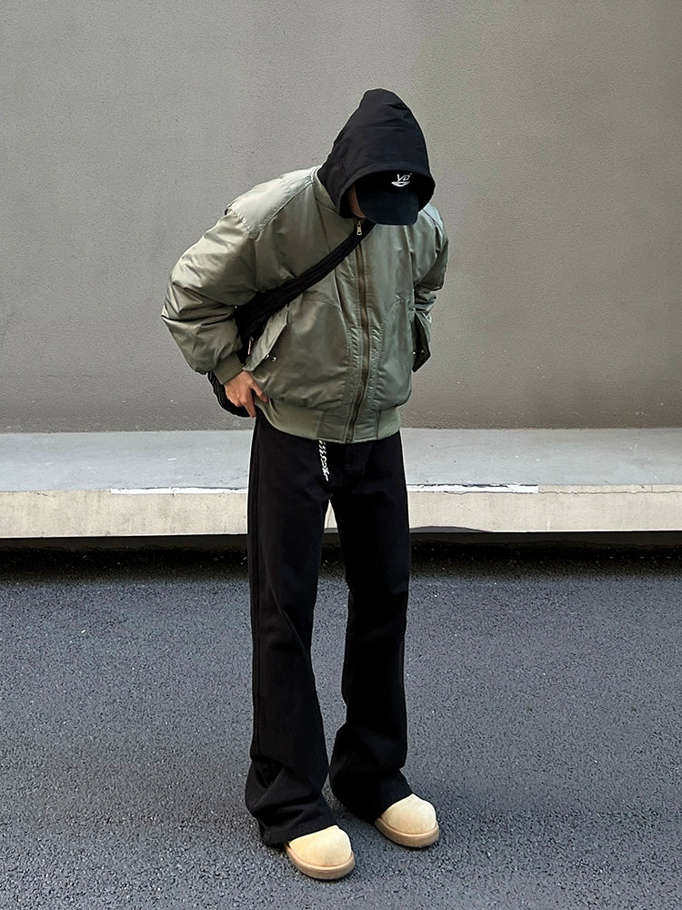 Verdant Ember Street Bomber Jacket